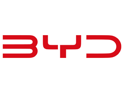 BYD car logo.